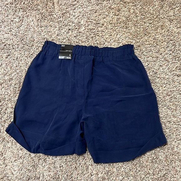 NWT Inc Size 8, Navy blue shorts. - Picture 2 of 6